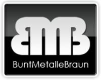 Dieses Bild zeigt das Logo des Unternehmens BMB BuntMetalleBraun